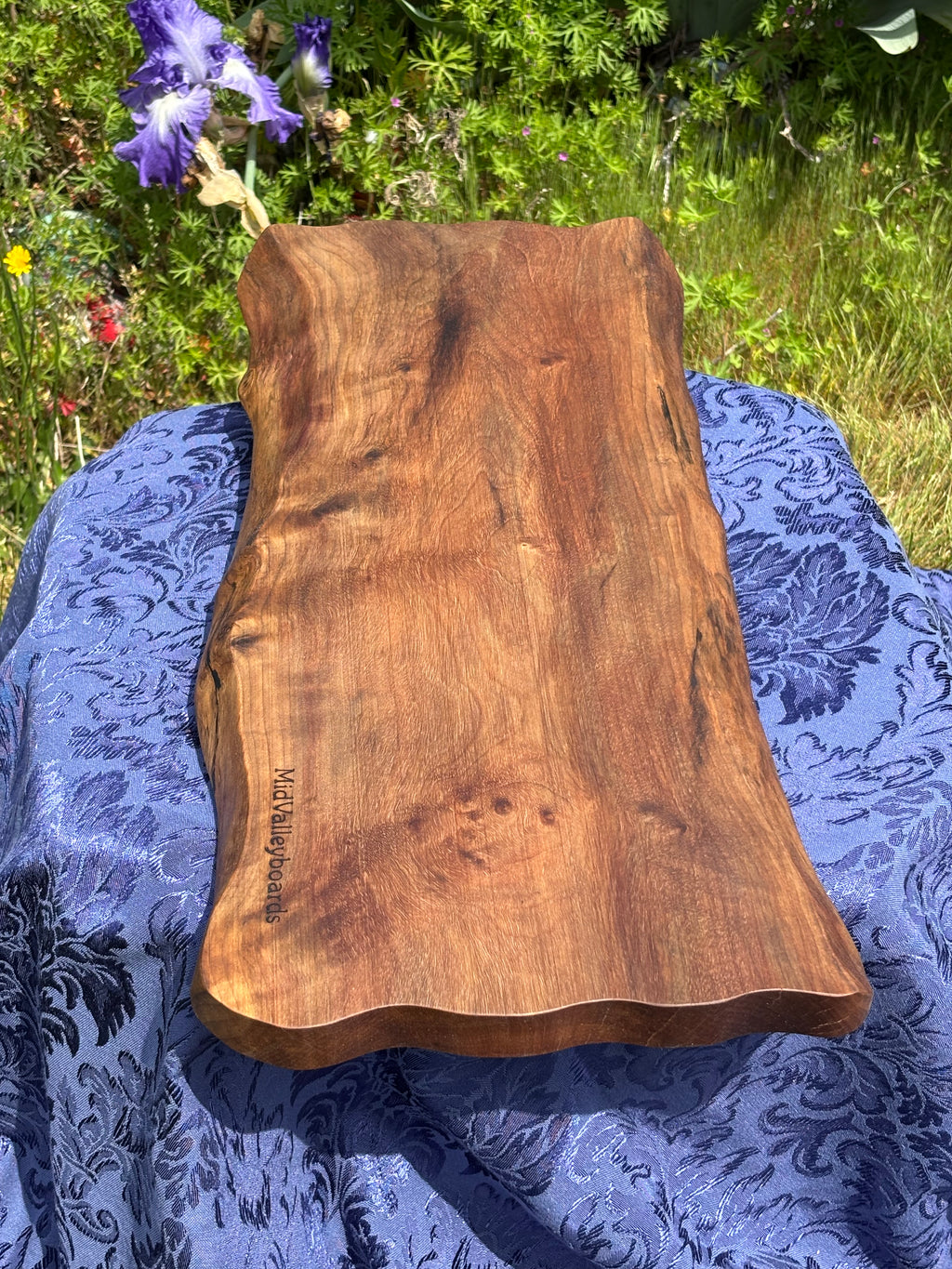 Charcuterie Board, Black Walnut live edge