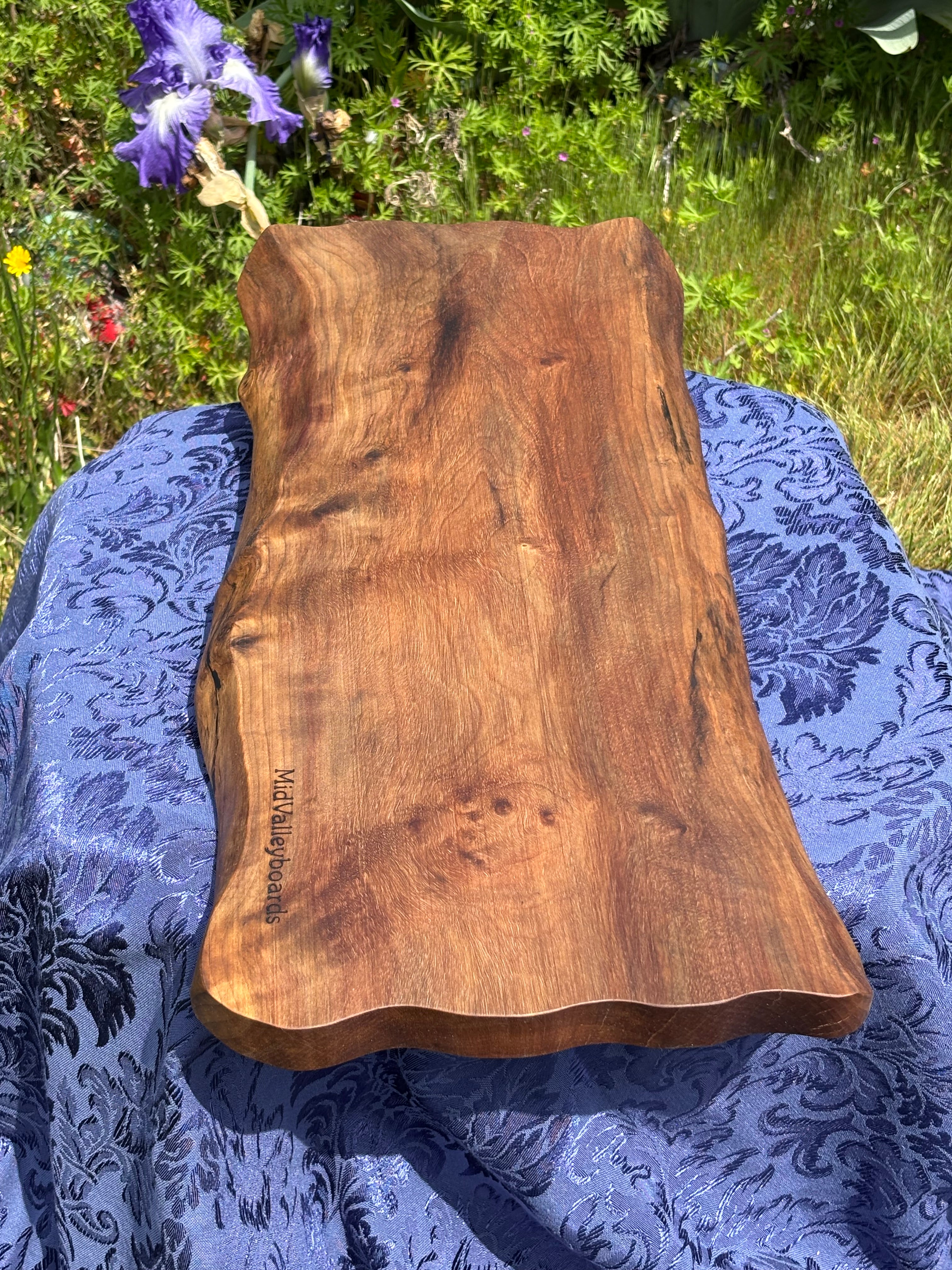 Charcuterie Board, Black Walnut live edge
