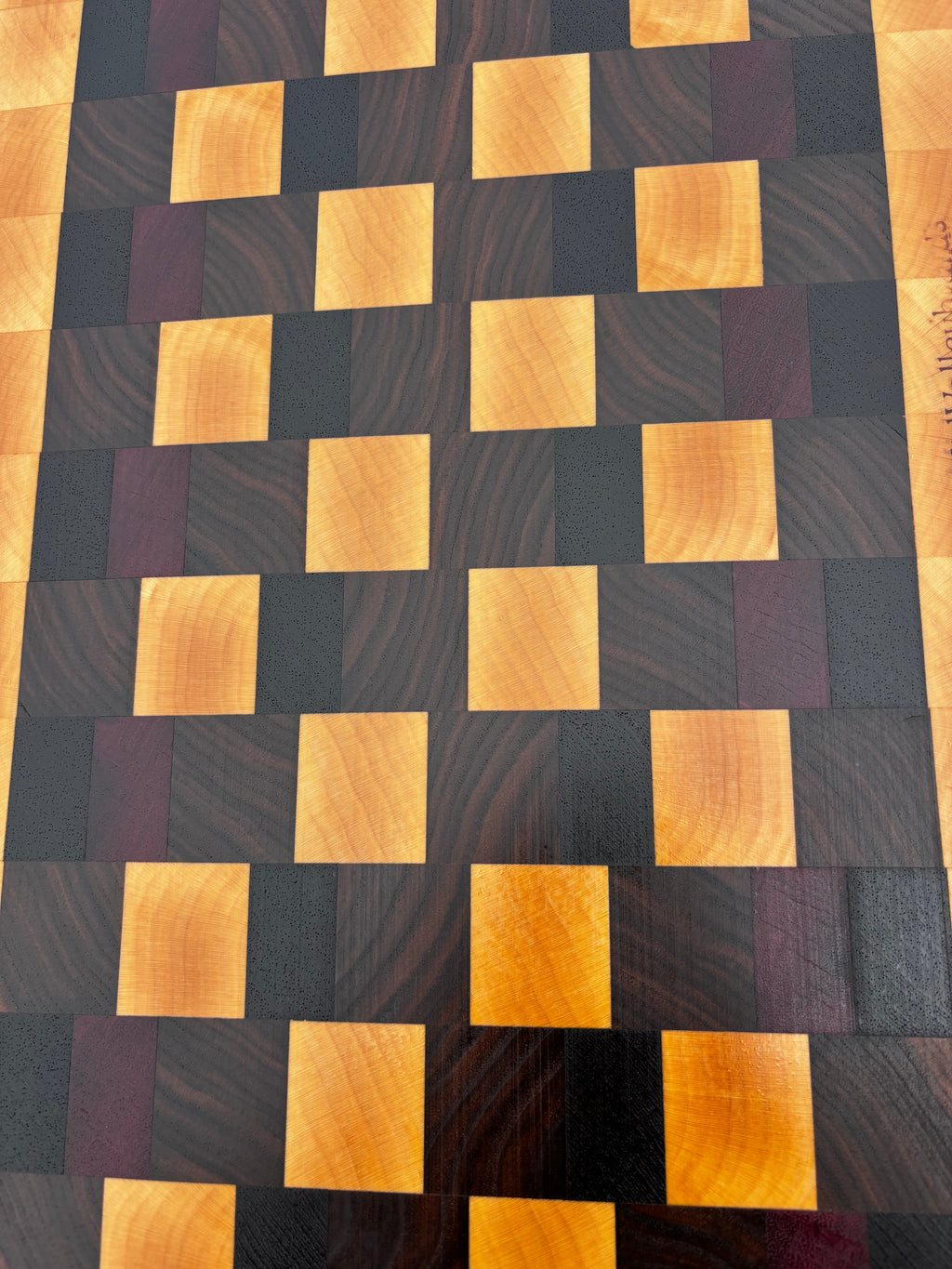 When I look at the grain in this board, the orientation makes it looks like a river  is flowing through the center.
